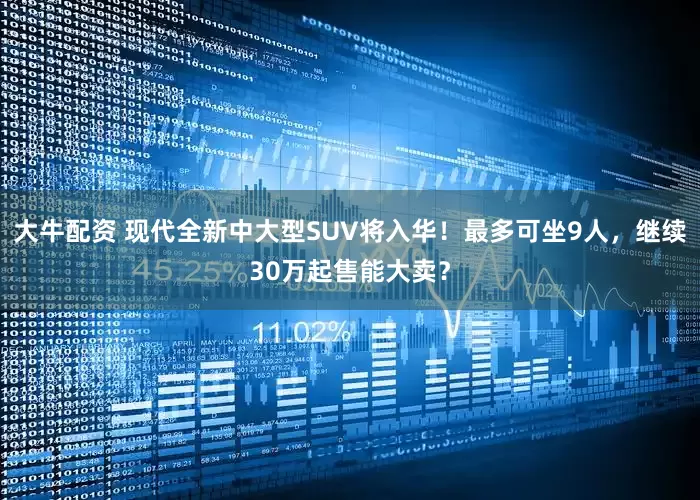 大牛配资 现代全新中大型SUV将入华！最多可坐9人，继续30万起售能大卖？